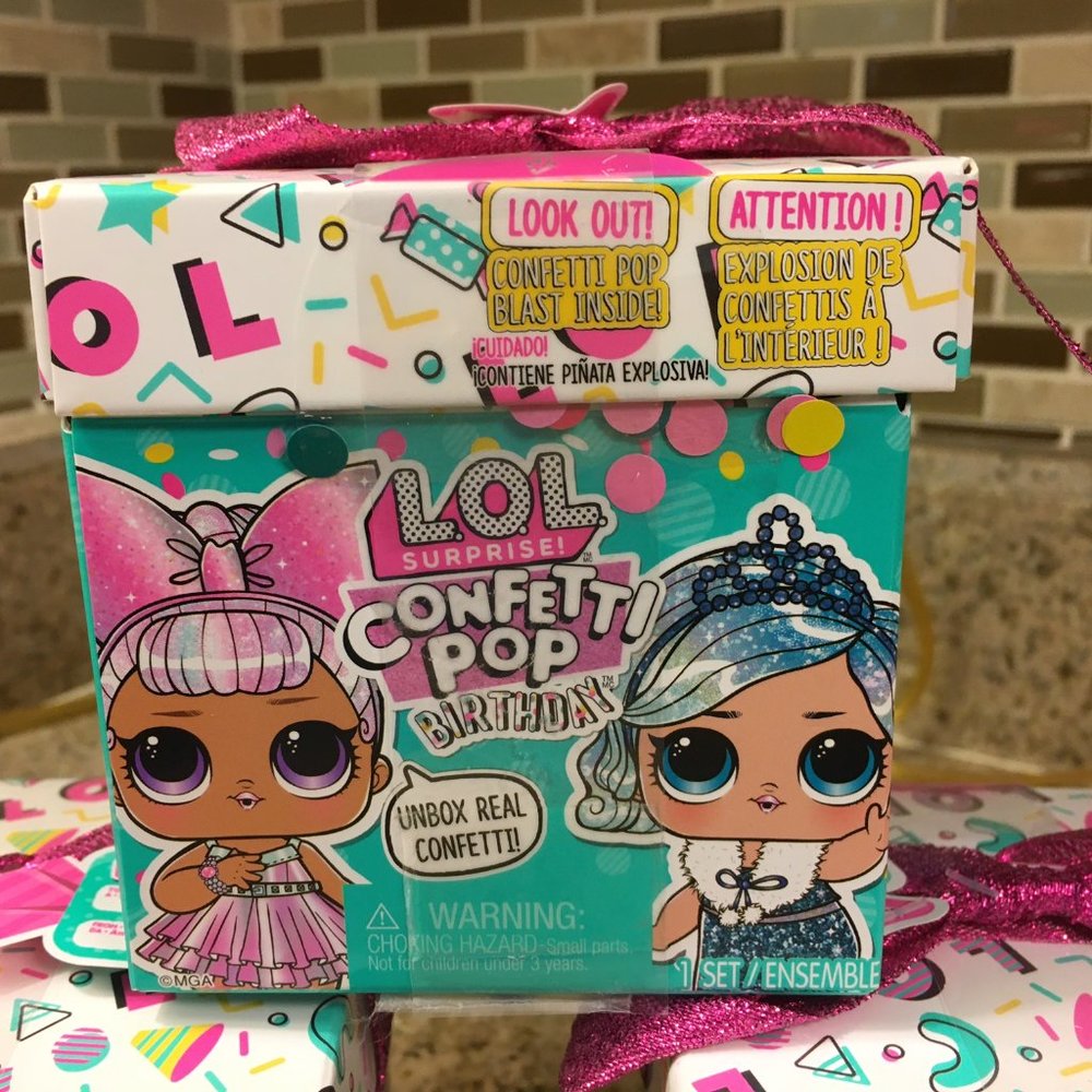 Set of 3 LOL Surprise Confetti Pop Birthday Collectible Doll 8 Surprises - Picture 2 of 4